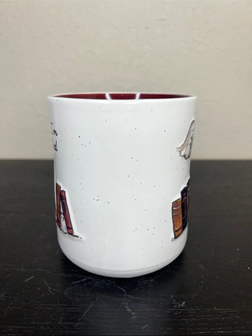 NEW Cobwebs & Cauldrons Halloween Ghosts & Books Mugs Set of 2
